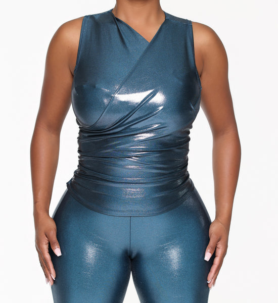 Chromed (titanium blue)